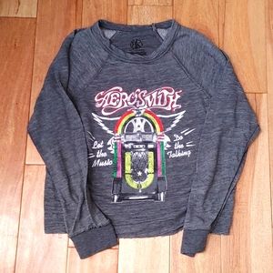 Recycled Karma Aerosmith Cropped LS